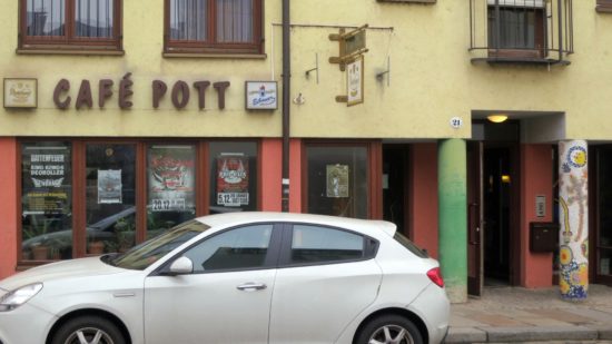 Café-Pott auf dem Bischofsweg.