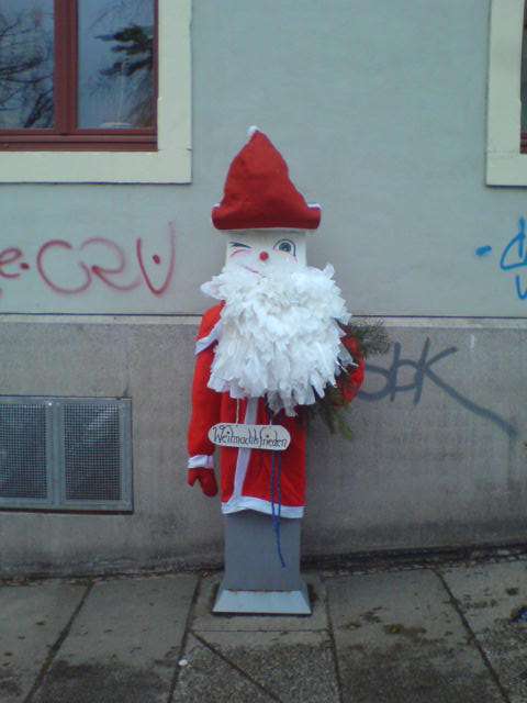 Weihnachtsautomat auf der Nordstraße, festgehalten von Ulrich.