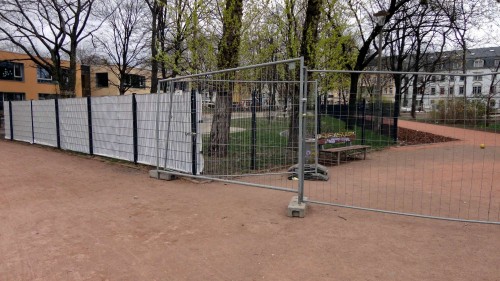 Sichtschutz am Kindergarten „Alaunkids“