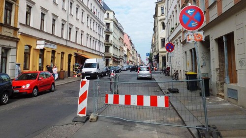 Halteverbot auf der Louisenstraße