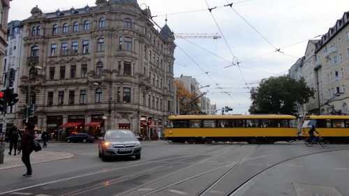 Die Kreuzung Bautzner/Hoyerswerdaer Straße wird umgestaltet.