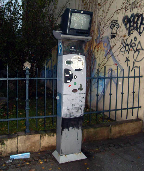 Neu auf der Kamenzer: Parkautomaten-TV