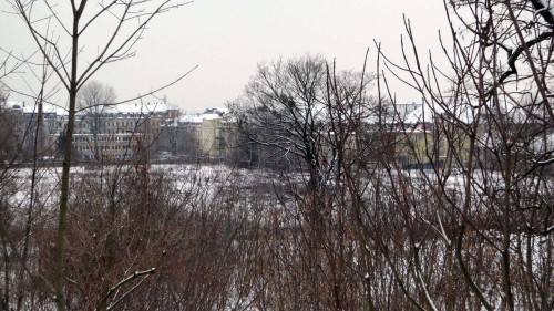Russensportplatz im Schnee