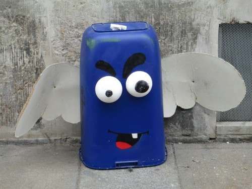 Das Müllmonster von der Katharinenstraße.