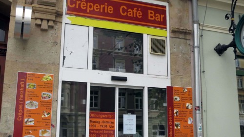 Wieder geschlossen: Crazy Crêpes Café in der Königsbrücker Straße 48