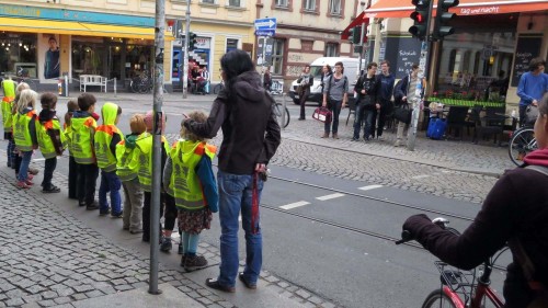 heute lernen wir die Ampel... 