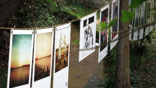 "Galerie am Fluss" an der Prießnitz