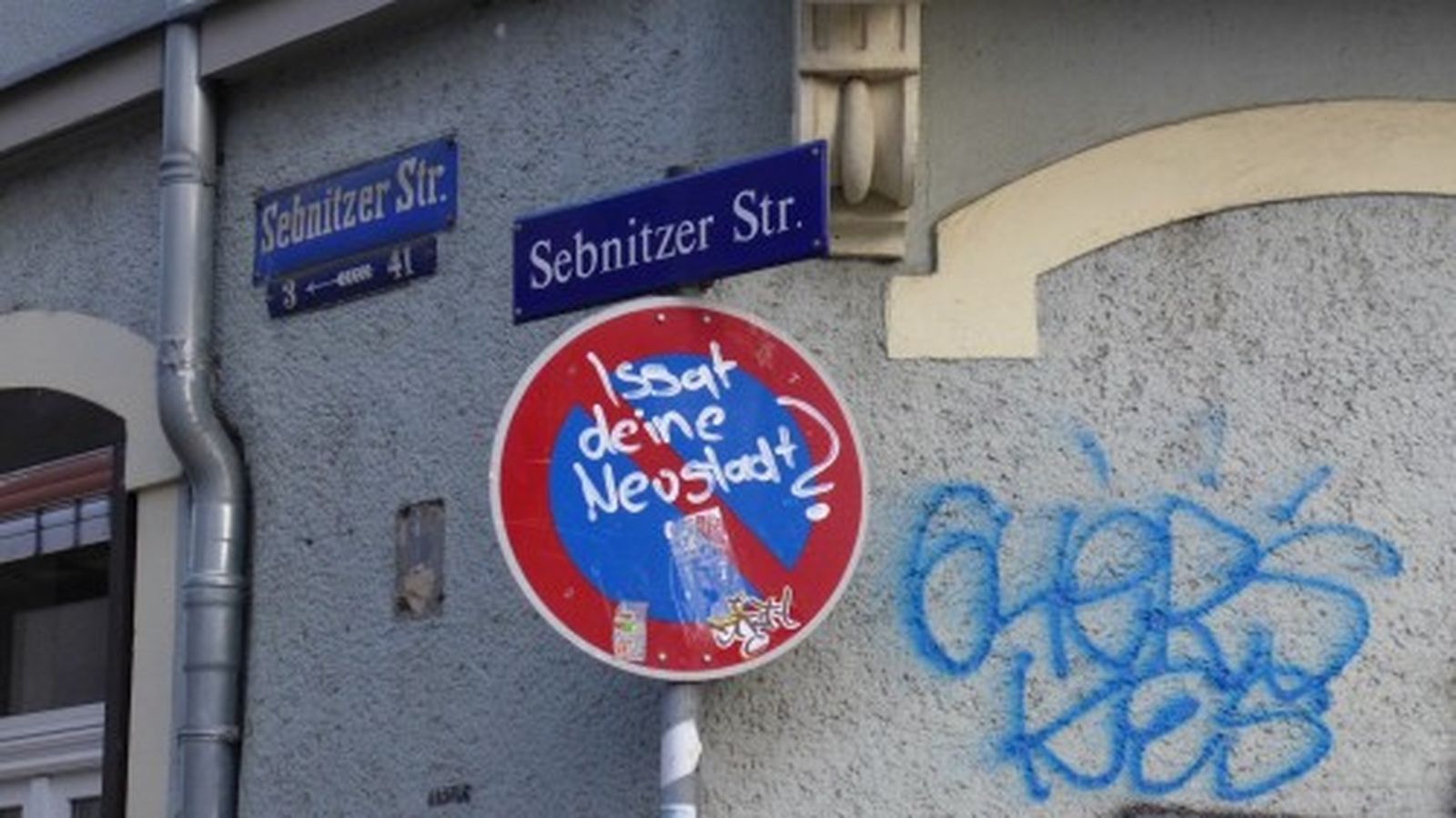 Issat Deine Neustadt?  Foto: streetart-dresden.de