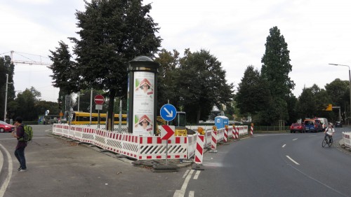 Mittels Ampel soll die Albertstraße künftig leichter zu überqueren sein.