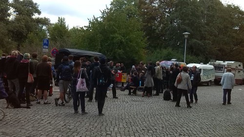 Freiraum-Demonstration zum Landgericht