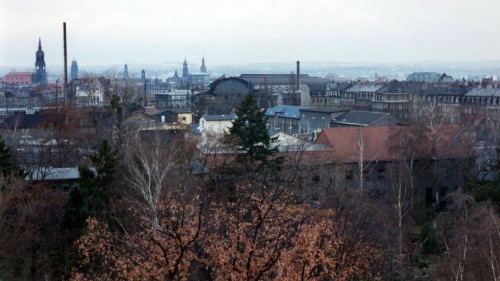 Blick über die Neustadt von der Conradstraße - Foto: Archiv 1994