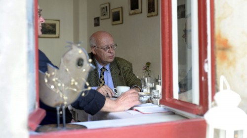 Stefan Vogel im Café Sperling - Foto: Dehli-News