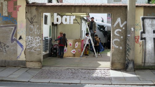 Bar in der Fleischerei