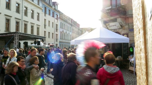 BRN-Sommernachmittag auf der Görlitzer Straße.