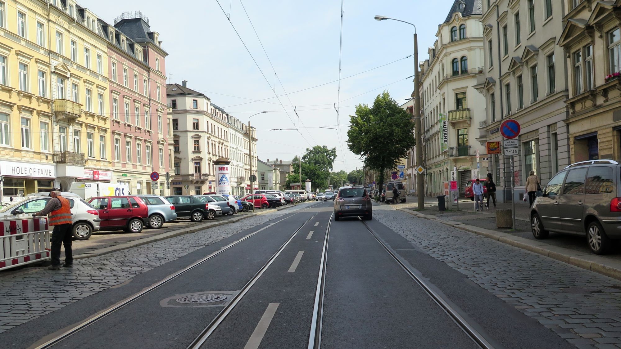 Ausbau Königsbrücker Straße: Seit 23 Jahren keine Sanierung: die Königsbrücker Straße