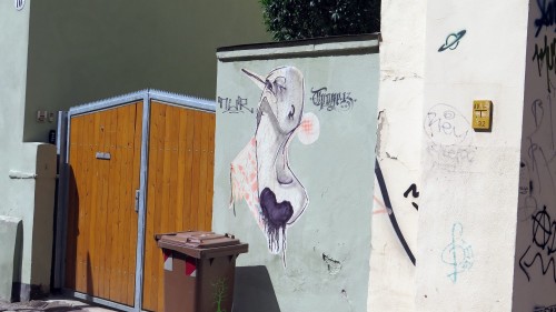 Street-Art an der Erlenstraße