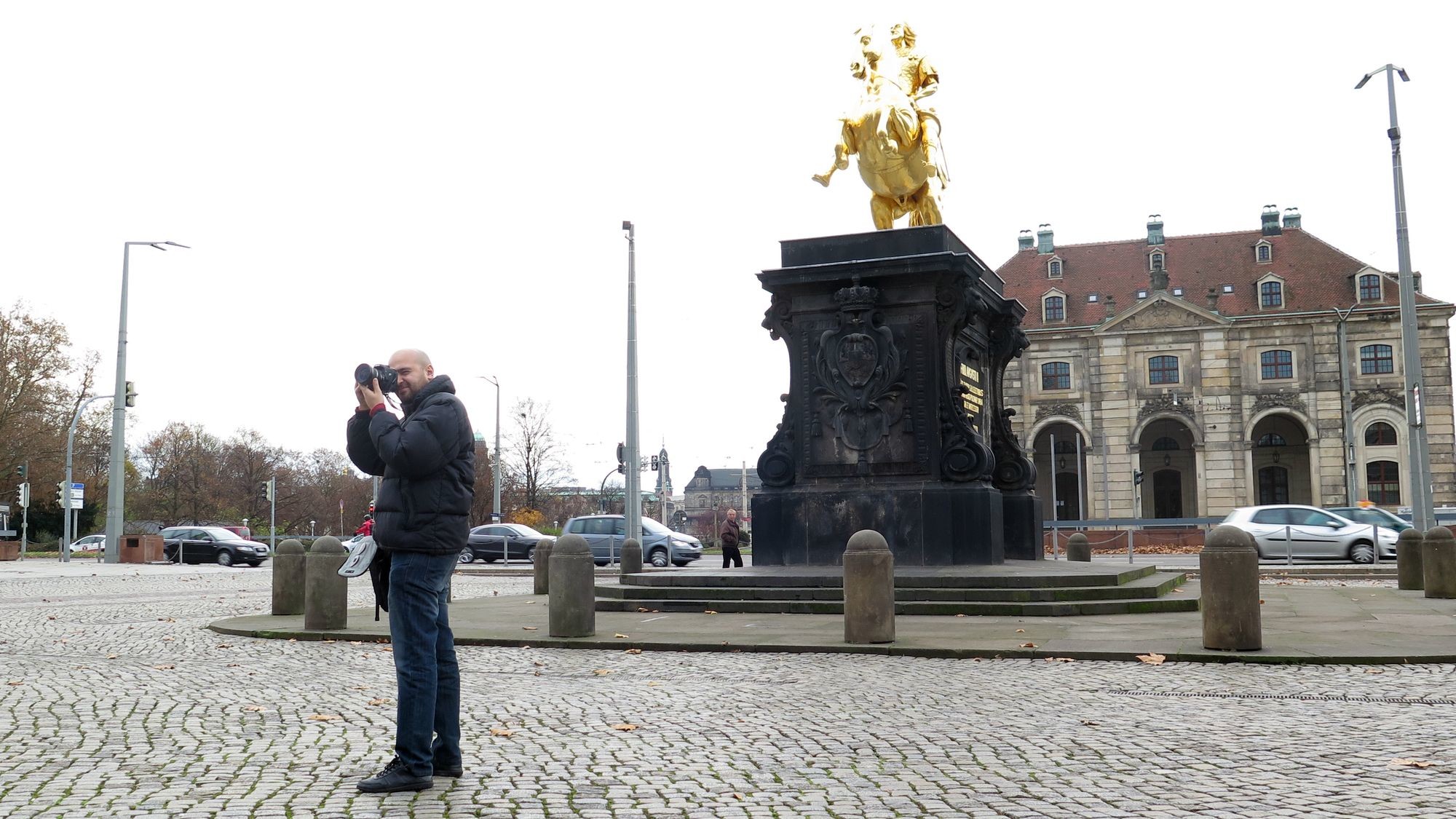 Fotograf Youssef Safwan im Einsatz