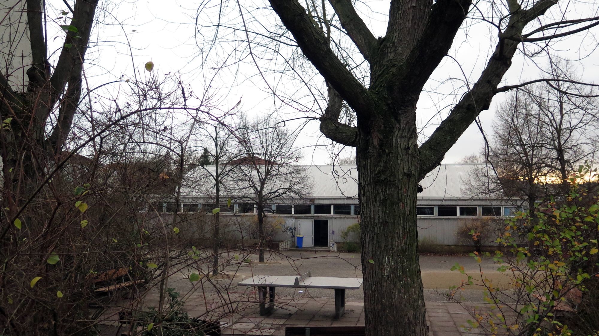 Die alte Turnhalle an der Regenbogenschule