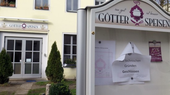 Geschlossen: Götterspeisen