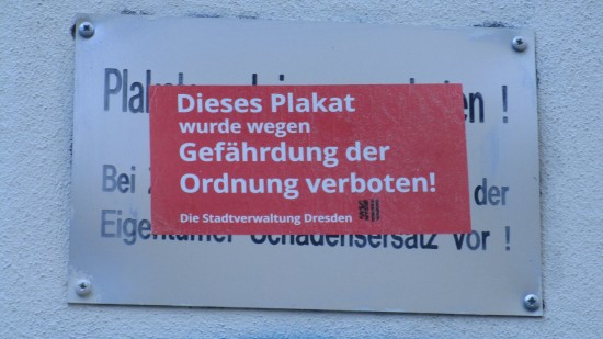 Wilde städtische Vandalismusaktionen werden auf der Lutherstraße nicht gutgeheißen