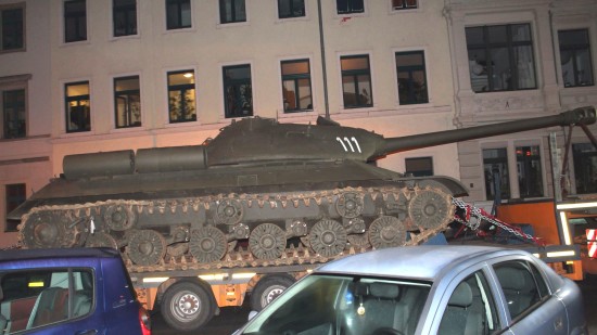 Panzer in der Neustadt