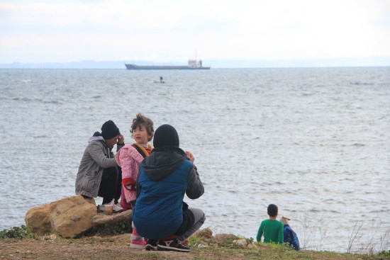 Flüchtlinge auf der griechischen Insel Chios - Foto: Paul Jeute