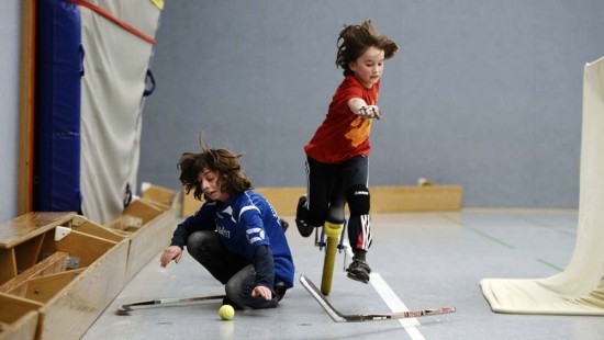 Einradhockey - ein Spiel mit vollem Körpereinsatz - Foto: Matěj Koudelka