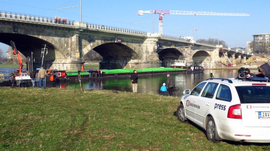 Presse und Frachter-Spotter