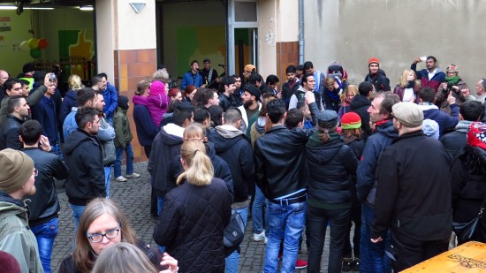 Rund 200 Besucher waren gestern im Hof der Katharinenstraße zu Gast.