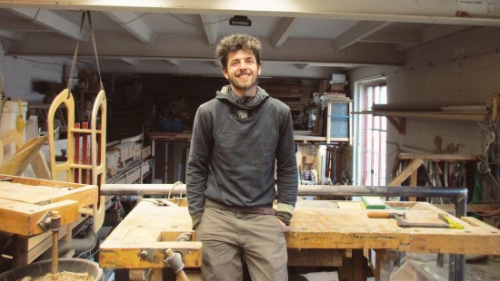 Mobile Holzwerkstatt: Clemens Zichner von der Holzhilfe Dresden