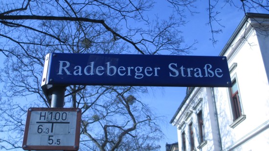 Die Radeberger Straße hieß bis 1861 "Alte Radeberger Straße"