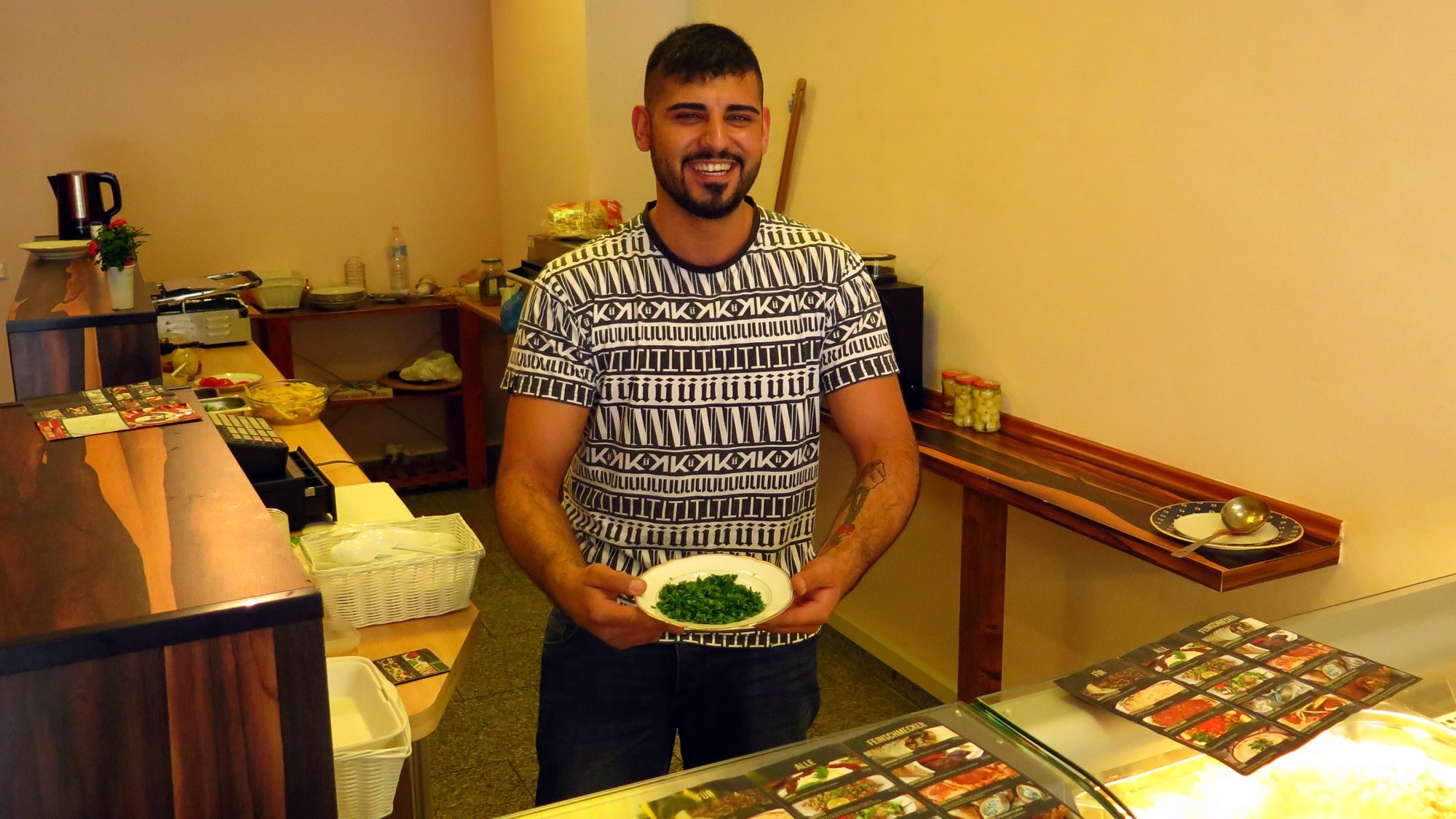 Küchenchef und Top-Verkäufer: Nasser Ramlawi