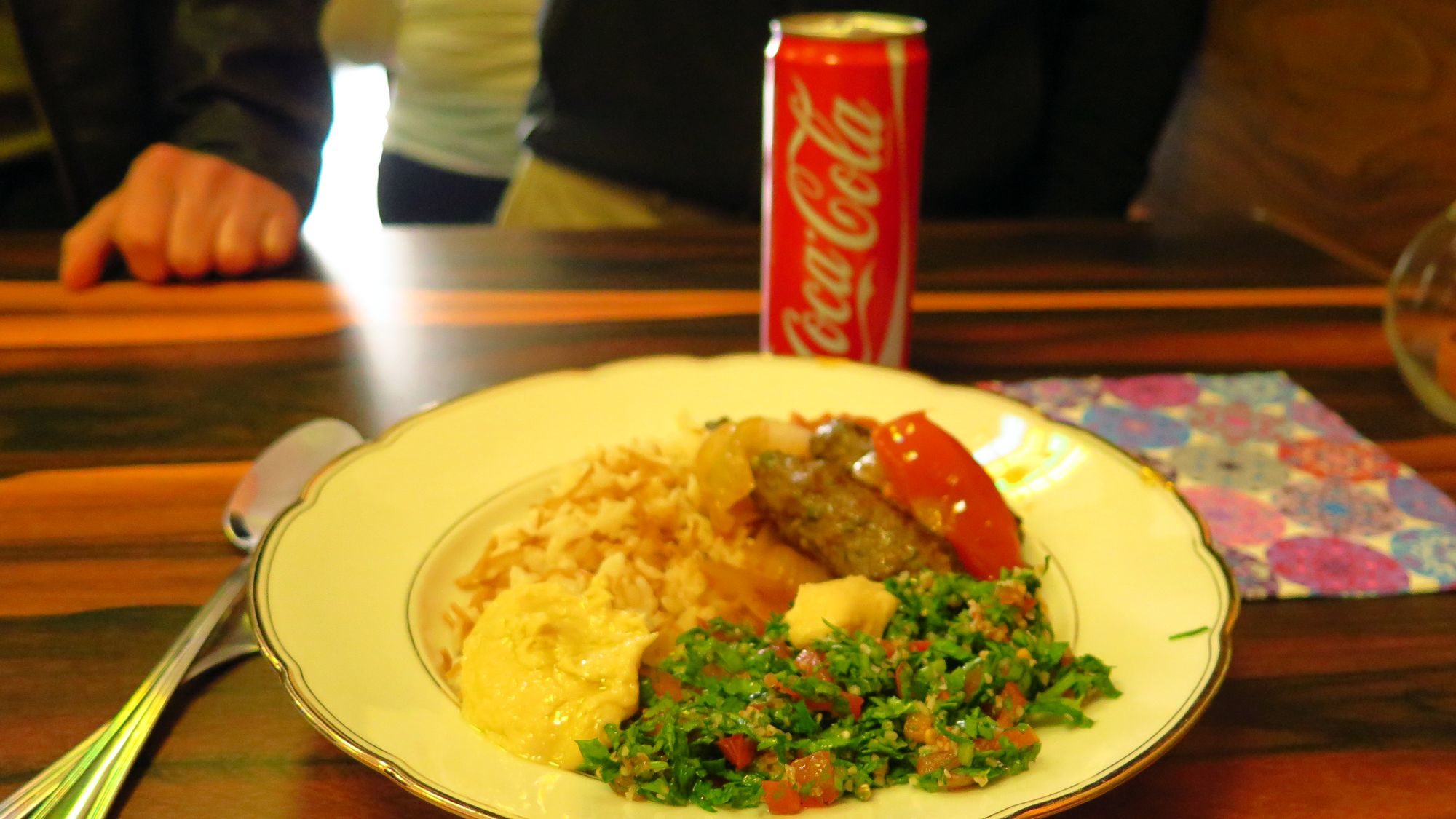 Kafta-Menü mit Taboulé