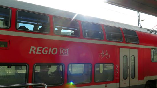 Fahrradmitnahme mit der S-Bahn kein Problem.