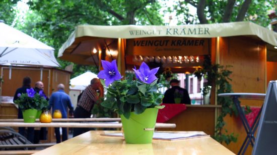 Weinsommer: 17 Weingüter präsentieren sich auf der Hauptstraße.