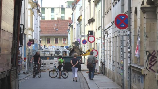 Böhmische Straße gesperrt
