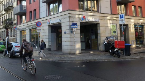 Alaunstraße/Ecke Bischofsweg: aus Joey's wurde Domino's