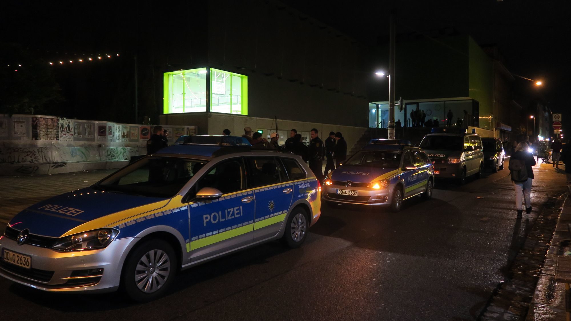 Polizeieinsatz auf der Alaunstraße - Foto: Archiv