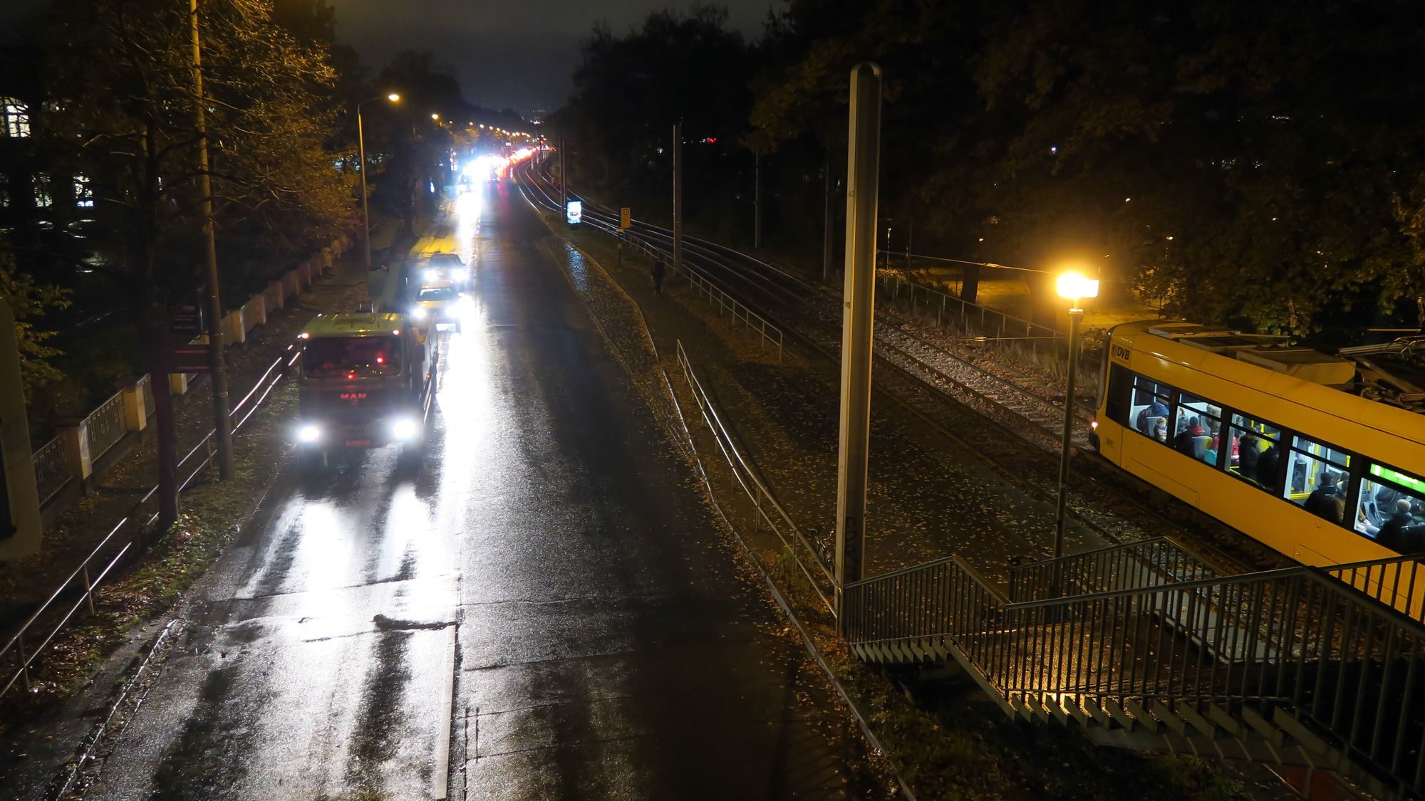 Straßenbahn-Nachtsperrung an der Königsbrücker geplant