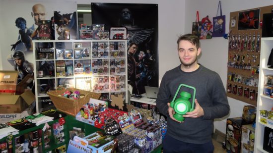 Philipp Maertens, Chef und Fan von "The Green Lantern"