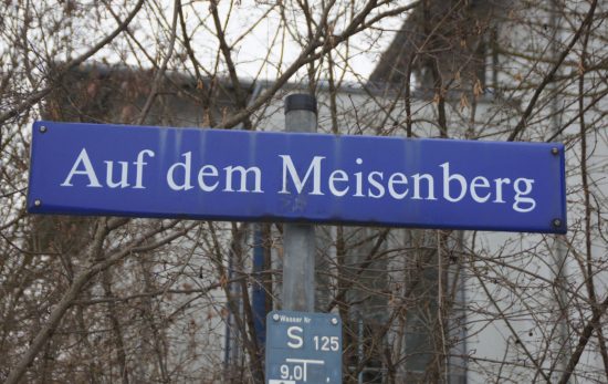 Die Straße "Auf dem Meisenberg" war von 1915 bis 1935 ohne Namen