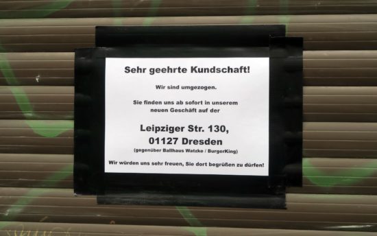 Umgezogen: Technik A&V auf der Bautzner - neue Adresse in Pieschen.