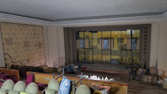 Der Sergio-Leone-Saal wurde entkernt.