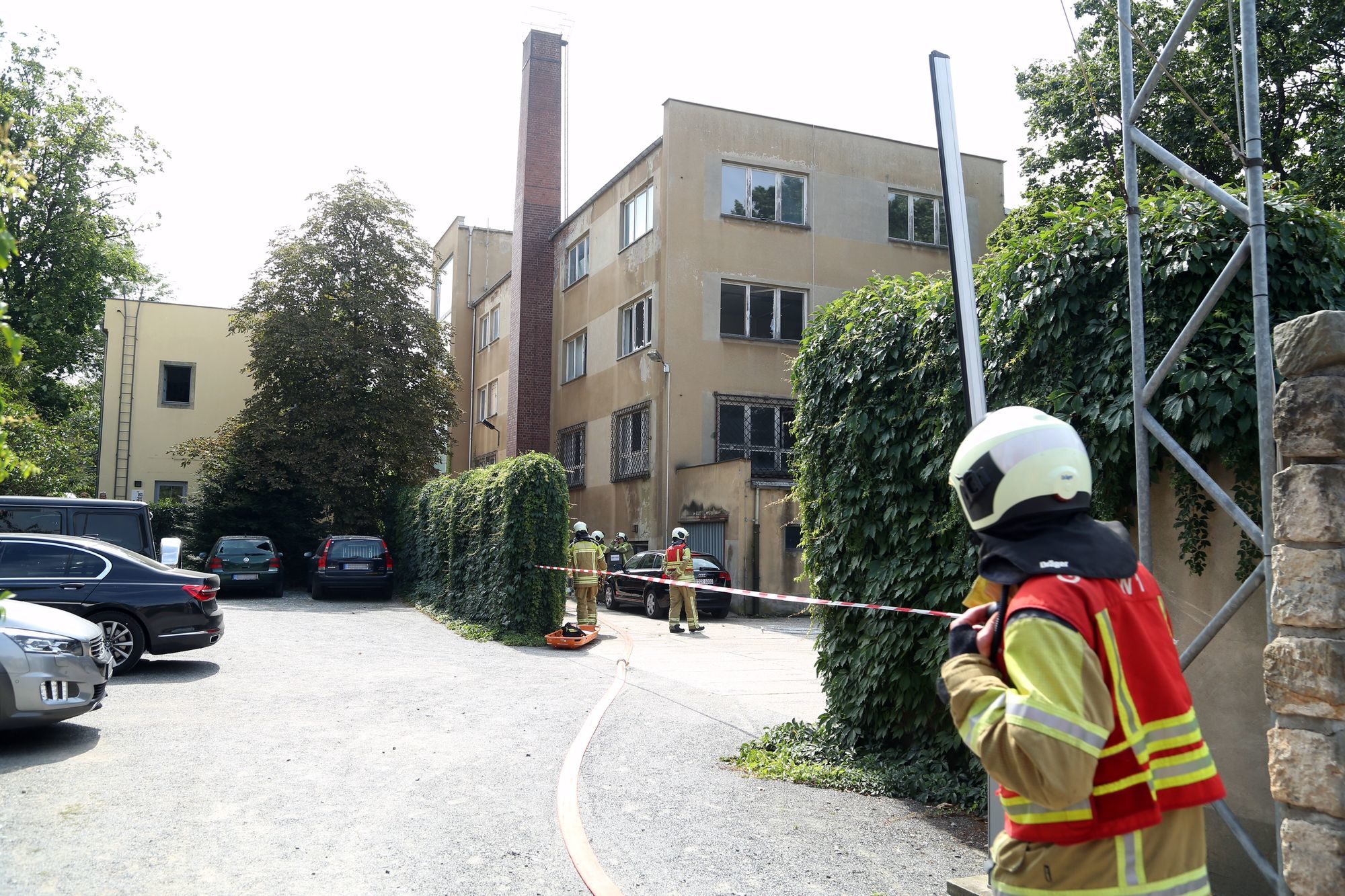 Explosion an der Theresienstraße - Foto: Roland Halkasch