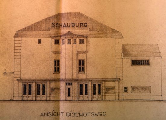 Schauburg-Umbau-Pläne aus den 1950er Jahren
