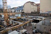 Baustelle an der Kamenzer Straße