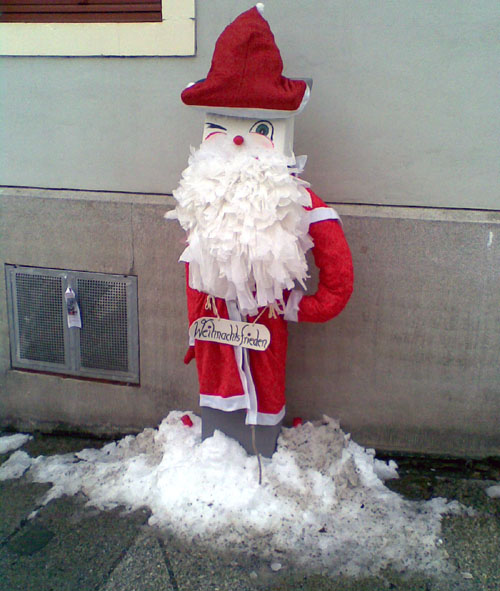 Weihnachtsmann auf der Nordstraße