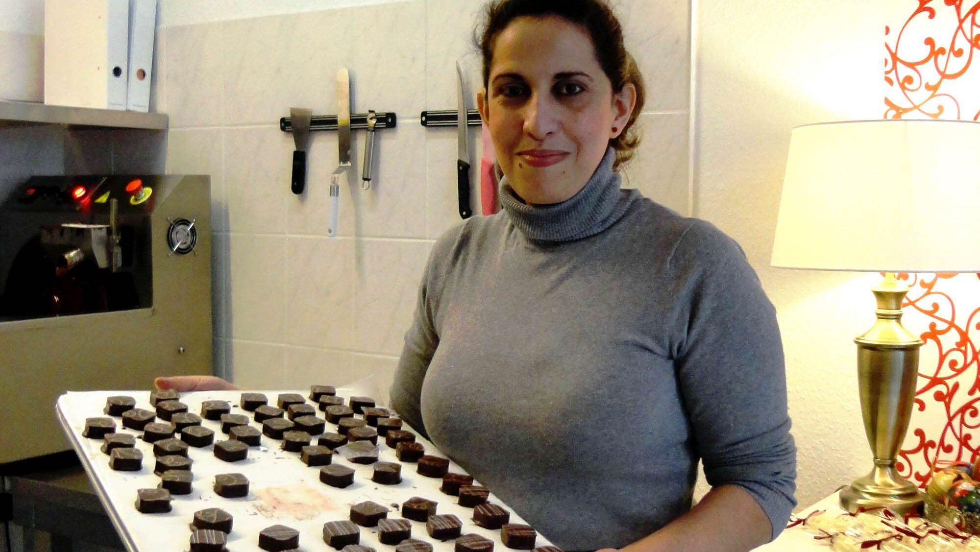 Anima Kühnel präsentiert ihre Leckereien