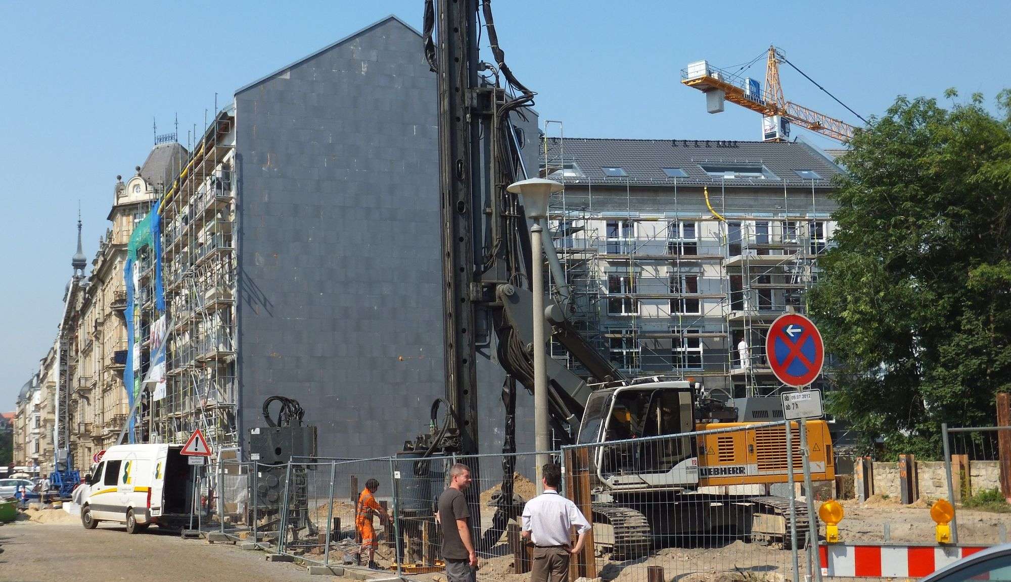 Baubeginn Tieckastraße