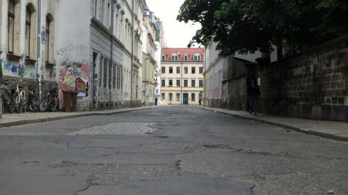 Autofrei gibt es in der Neustadt immer für drei Tage im Jahr zur BRN - hier die Pulsnitzer Straße 2013